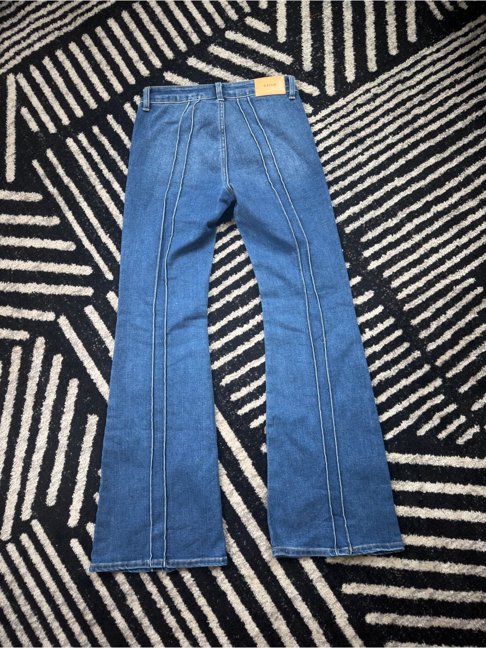 Blue Flare Jeans - Picture 4 of 4